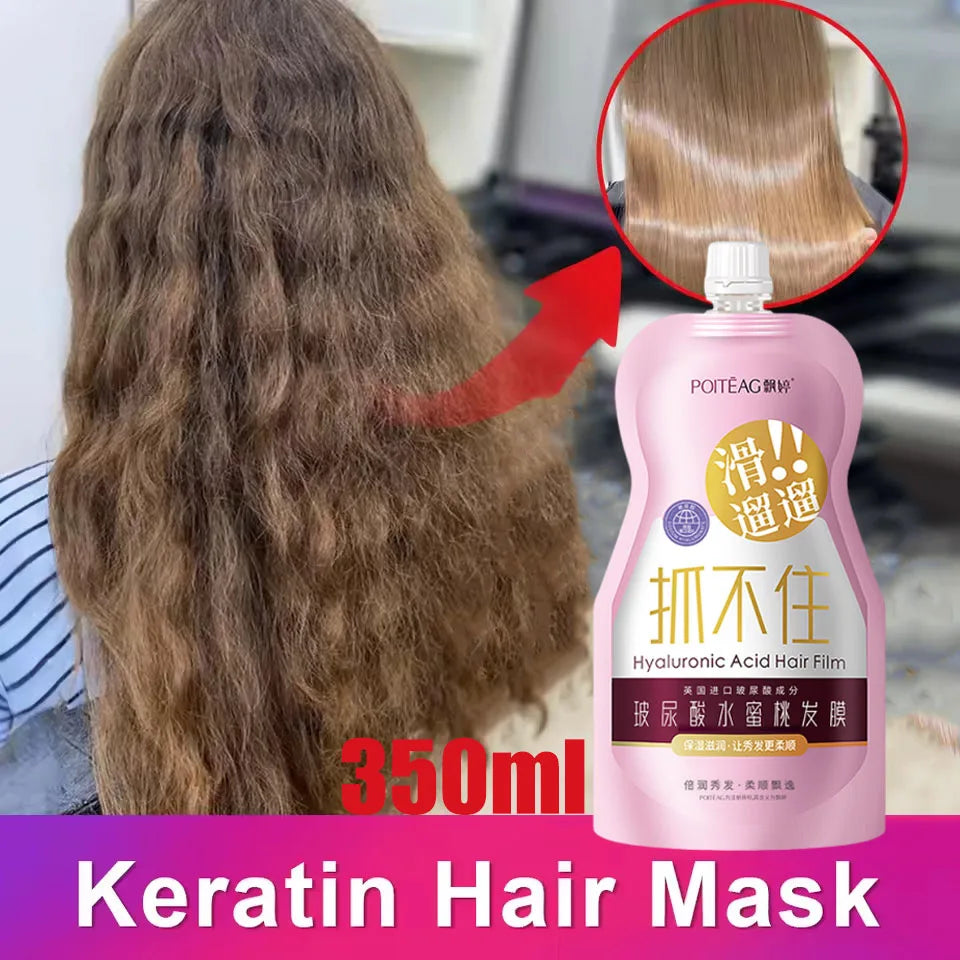 Magical Keratin Hair Mask 5 Seconds Repair Damaged Frizzy Hair Soft Smooth Shiny Nutrition Deep Moisturize Nourishing Hair Care