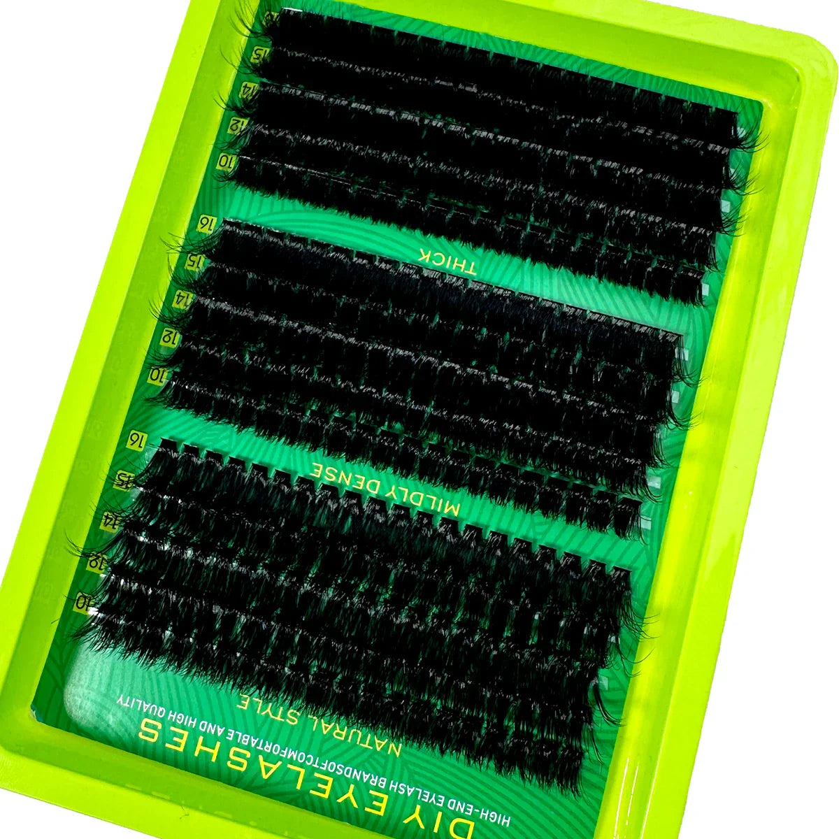 0.07mm DIY 5D Fluffy Lash Clusters 60D 80D 100D Thick Eyelash Clusters D Curl Wispy Individual Lashes 10-16mm Eyelash Extension