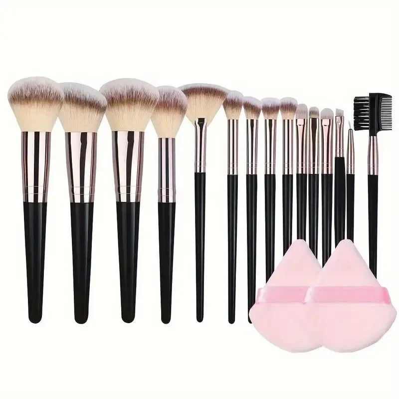 3/20PCS Makeup Brushes Set Professional Foundation Eyeshadow Blush Highlighter Concealer Blending Brush Fluffy Women Beauty Tool