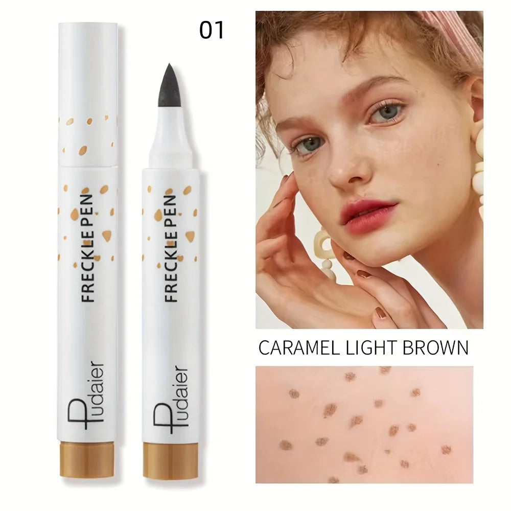 Exquisite simulated freckle pen, liquid natural makeup, quick-drying, waterproof and long-lasting freckle pen, easy to apply