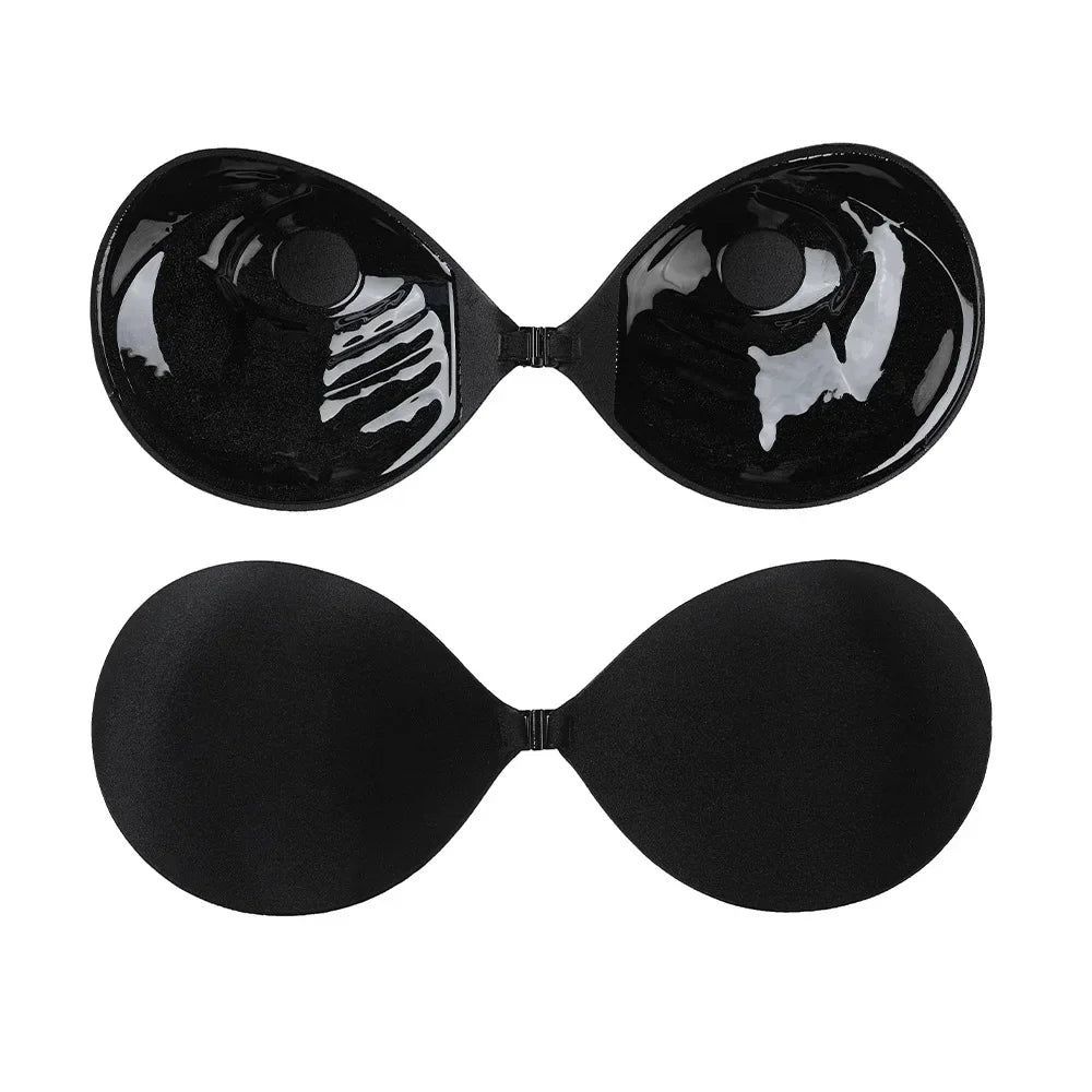 Silicone Bra Invisible Push Up Sexy Strapless Bra Stealth Adhesive Backless Breast Enhancer For Women Sticky Wedding Bikini Bras