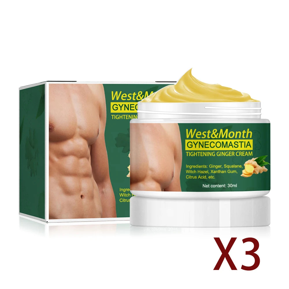 Gynecomastia Tightening Ginger Cream Weight Loss Cream Abdominal Muscle Fat Reduction Cream Fat Burning Cream For Men Women 30ml