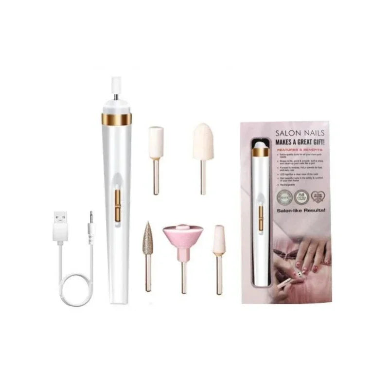 5 in 1 Electric Nail Drill Sander Nail Manicure Machine Art Pen Tools Remover Exfoliating Polishing Nail Machine For Gel Remover