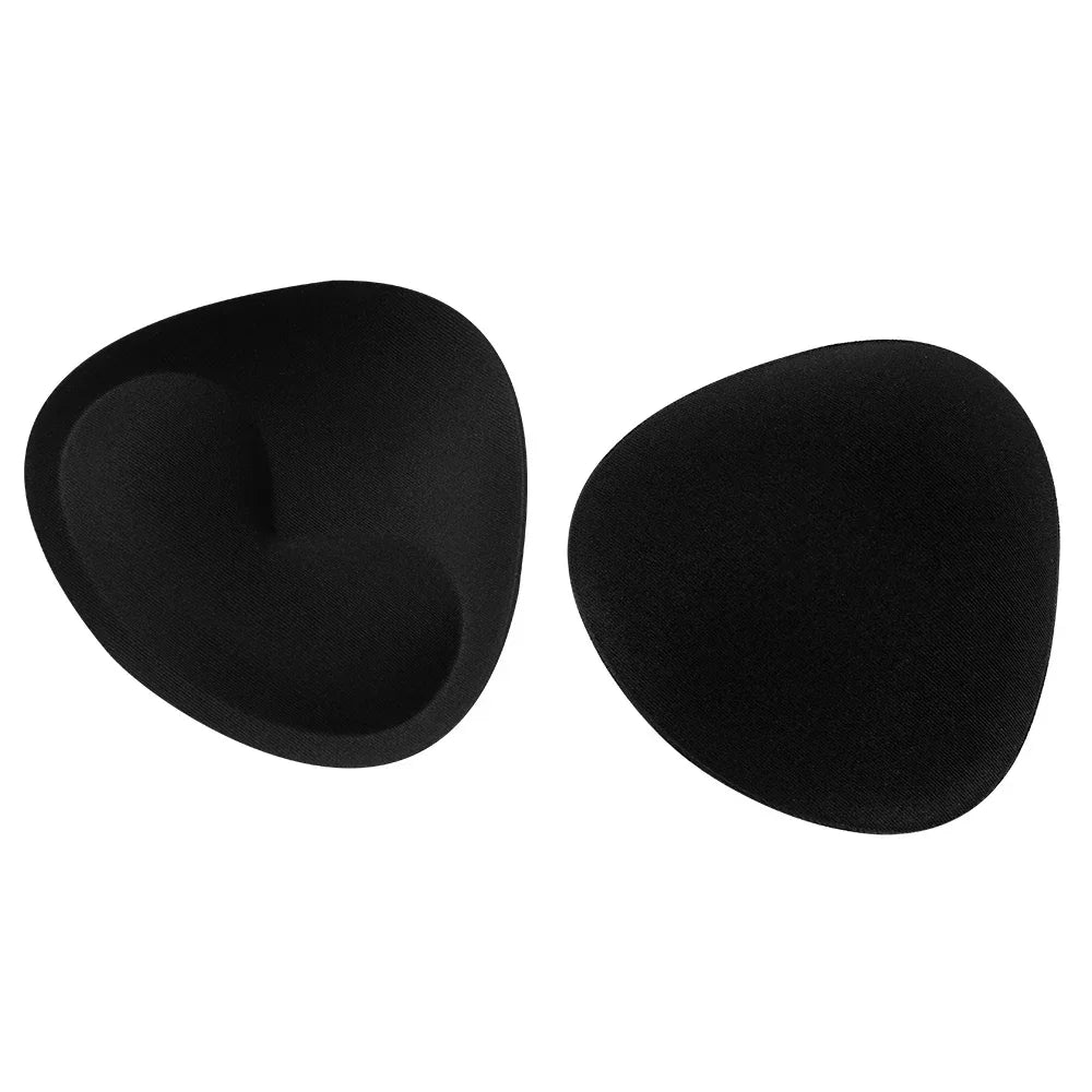 2pcs Silicone Bra Inserts Breast Pads Sticky Push-up Women Bra Cup Thicker Nipple Cover Patch Bikini Inserts for Swimsuit