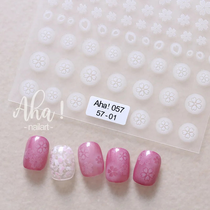 1Pcs Star/Moon/Cross Nail Art Stickers Gold/Silver Holographic Star Nail Decals Self-Adhesive 3D Manicure Decor