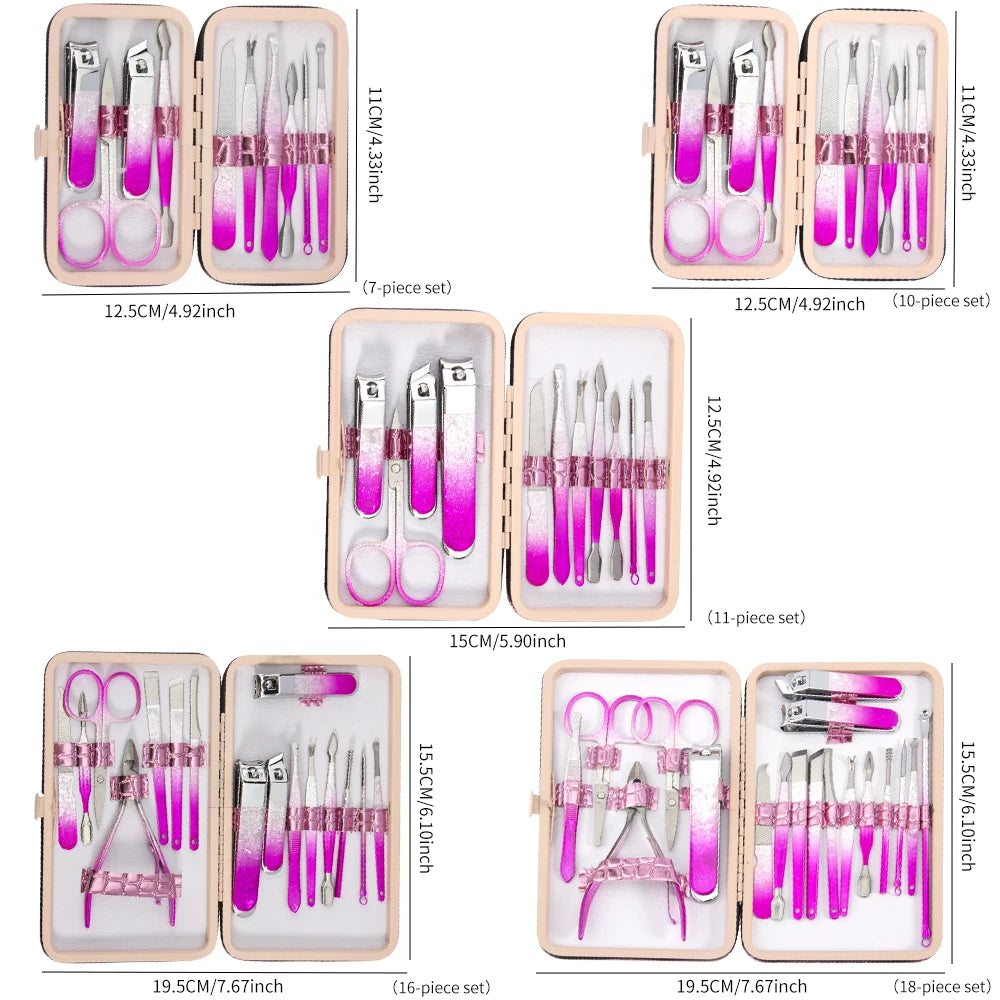 Stainless Steel Nail Clipper Set Home Nail Clipper Nail Nail Tool Portable New Nail Clipper Beauty Set Multiple Pieces