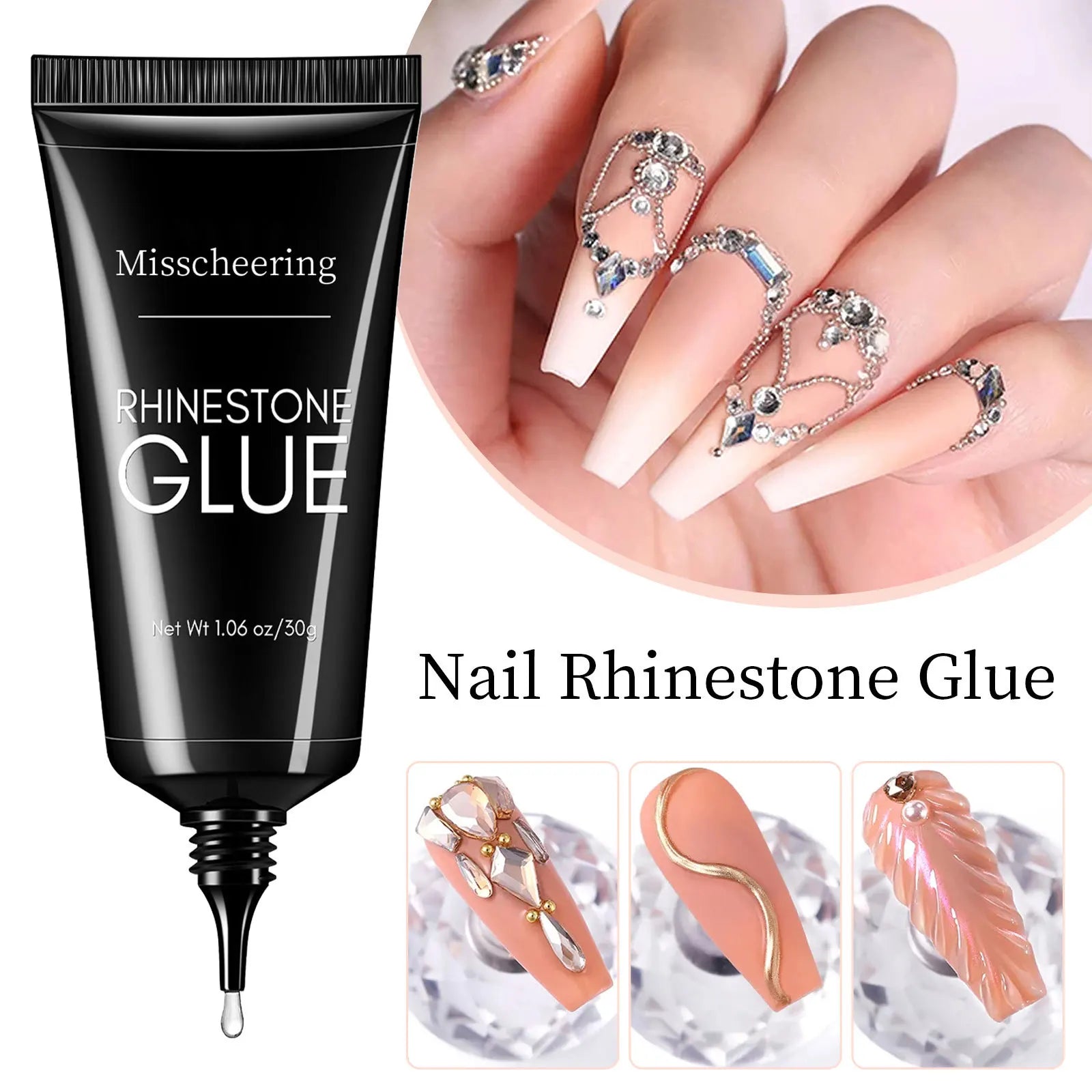 3D Gel Nail Art Modeling Gel Suitable for Nail Design DIY Nail Art for Painting&Molding&Sculpting And Halloween Decoration