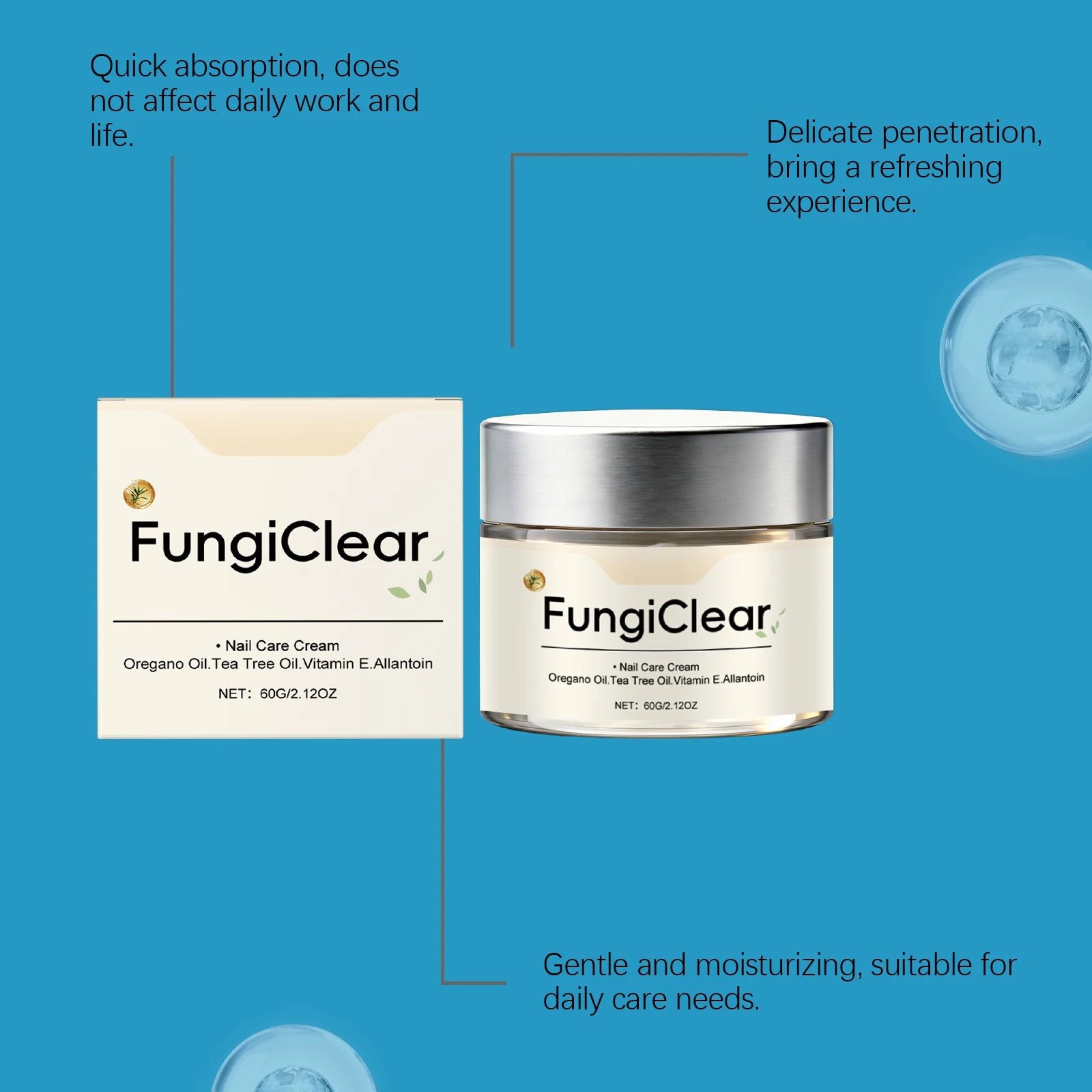 Strengthening Nail Care Cream for Brittle Weak Nails Gentle Moisturizing Shiny Nails Hand Foot Daily Care Soothes Dry Cuticles