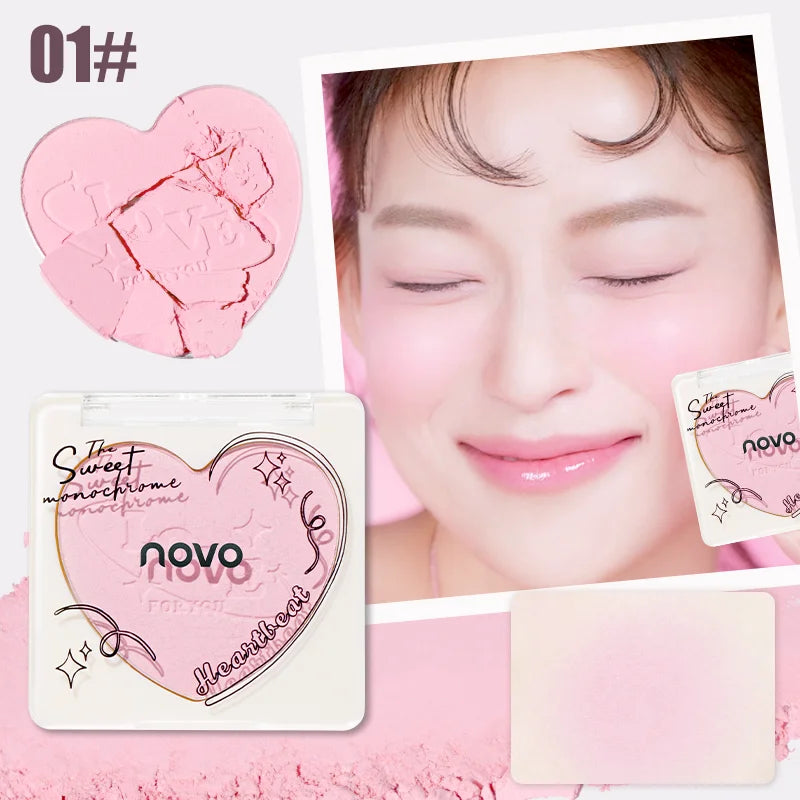 Cheek blush, mixed colors, powder blush, contouring and highlighting the face, sparkling or matte, lightweight, smooth