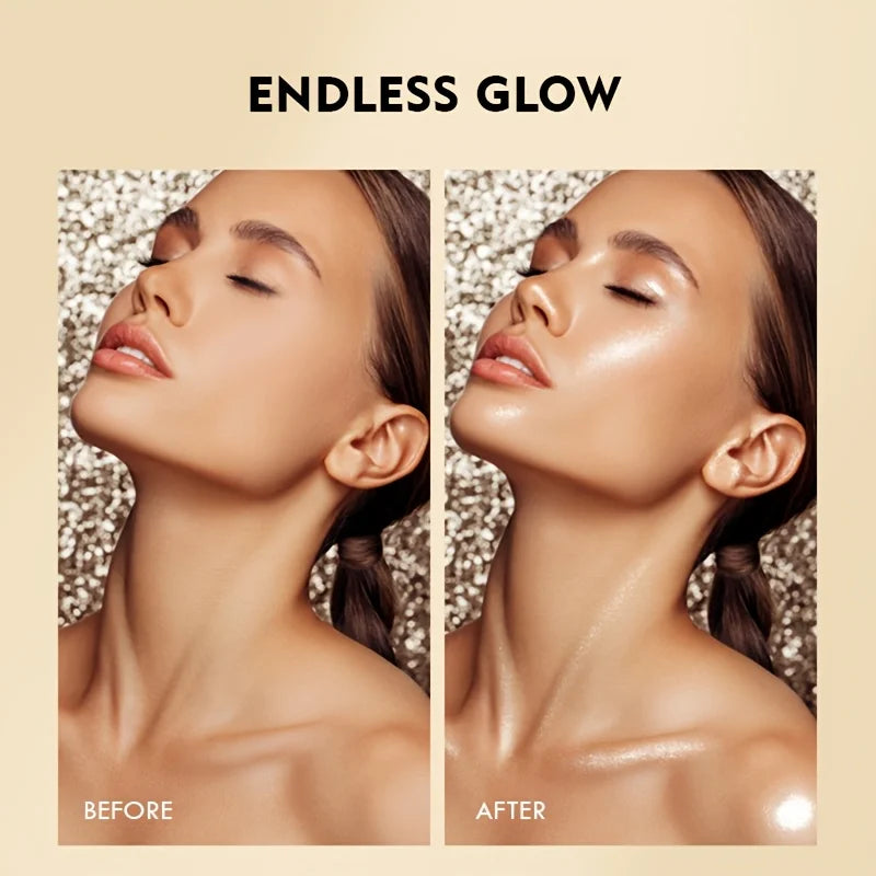 9 colors of liquid highlighter, waterproof and not easy to fade, multi-functional, cheeks & eyes & face & lips & body