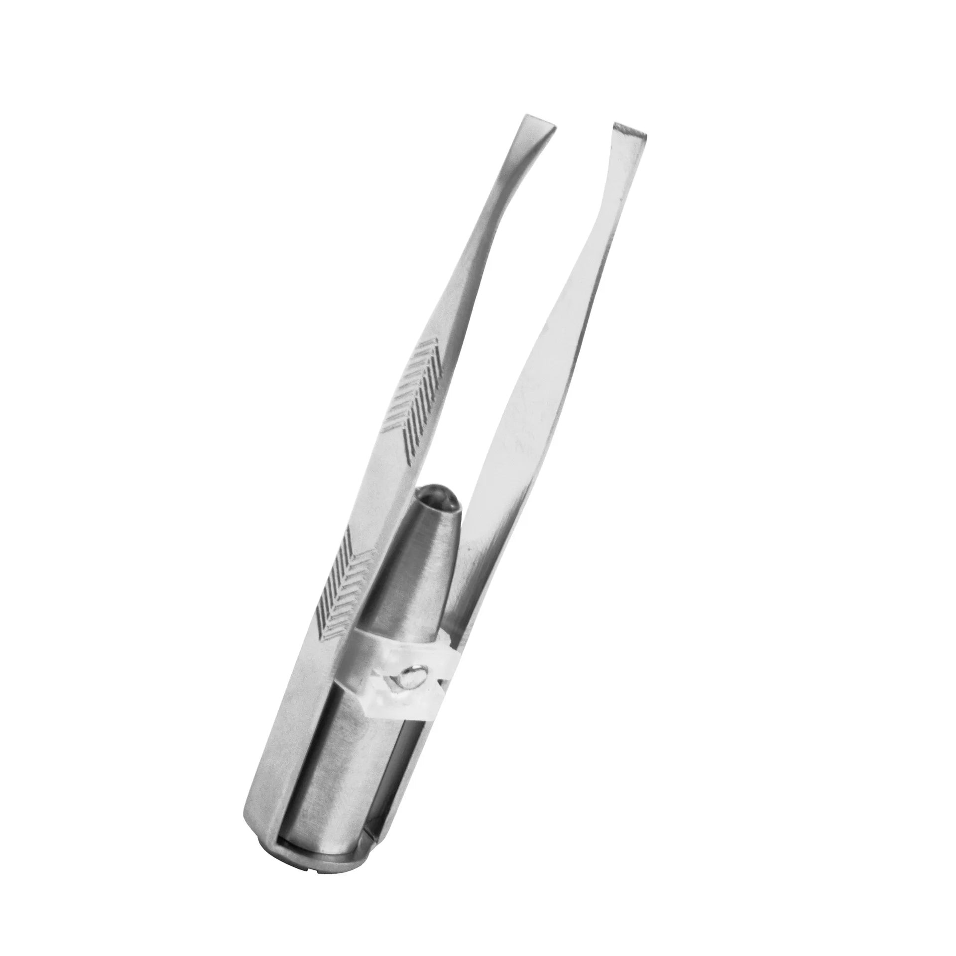 1/3pcs Hot Sales Portable Stainless Steel Button Cell Smart Design Eyebrow Hair Remove Tweezer with LED Light Makeup Tool