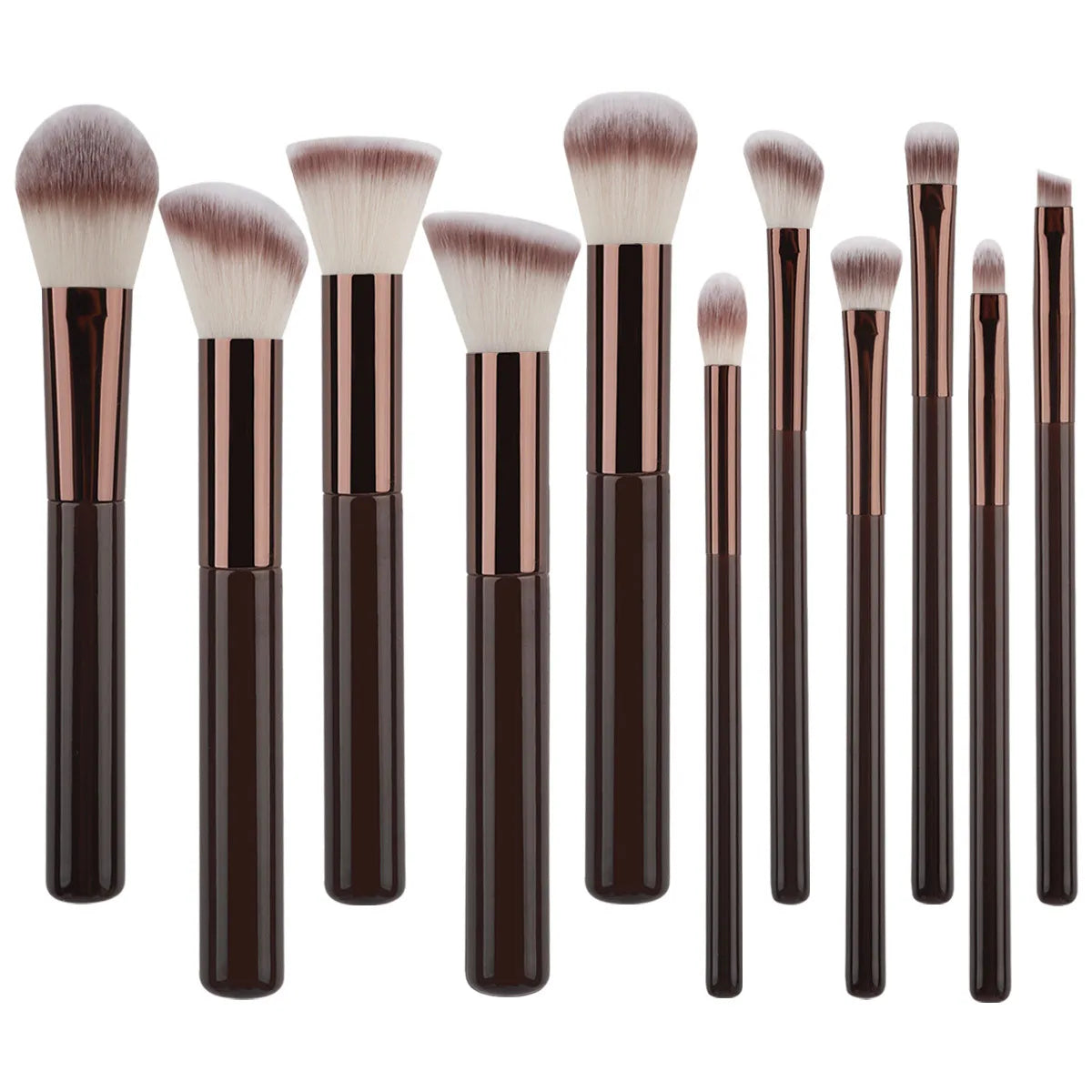 7-13pcs Makeup Brushes Set Double Head Loose Powder Blush Foundation Telescopic Grooming Brush Professional Cosmetic Tools