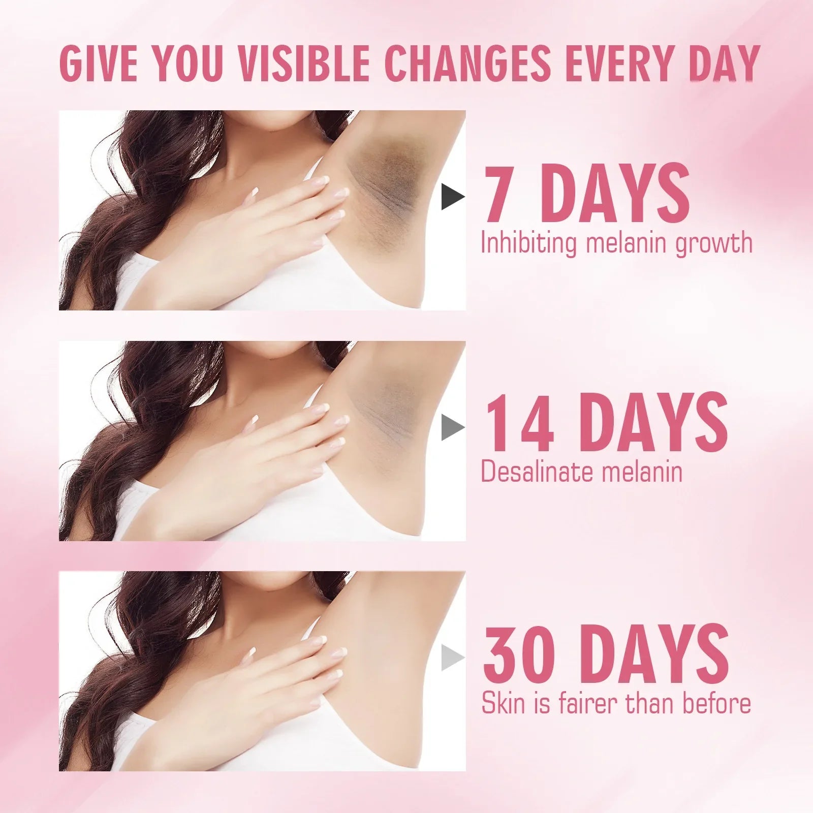 Whitening Cream Private Parts Underarm Bleaching Serum Whiten Butt Knee Brighten Inner Thigh Intimate Parts Dark Remove Melanin