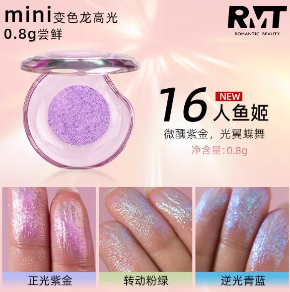 RMT Romantic Beauty Vientiane Chameleon Highlight Blush Repair 3-in-1 Liquid Brightens Face