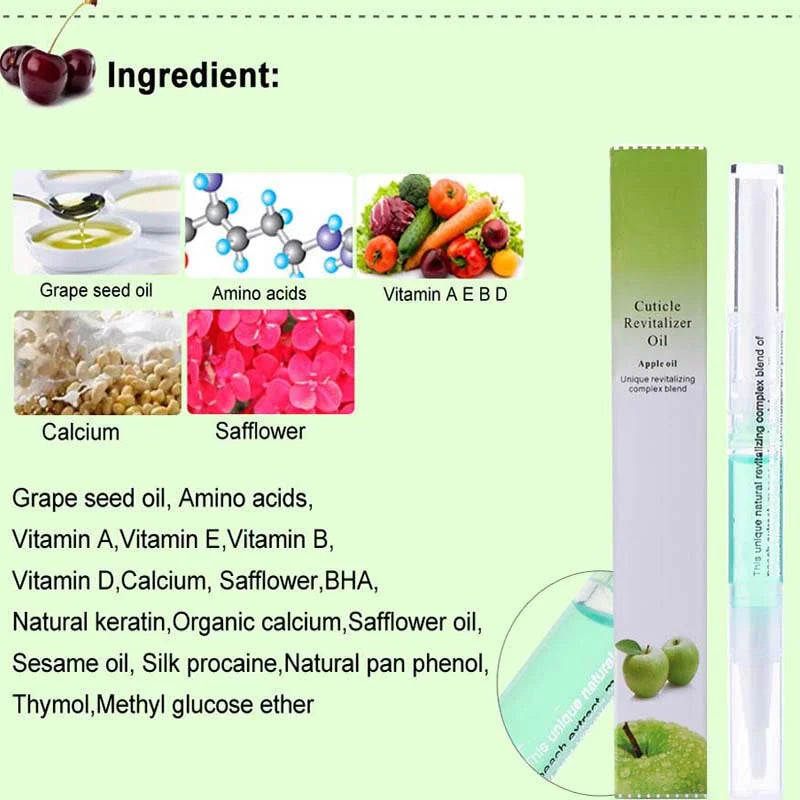 5ml Nail Nutrition Oil Pen Nail Treatment Pen 9 Smell Cuticle Revitalizer Oil Prevent Agnail Nail Gel Polish Nourish Skin pen