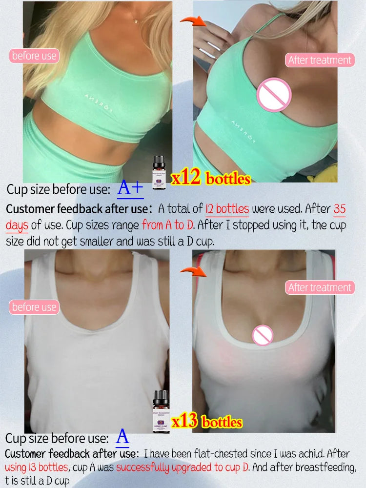 Fast Breast Growth Enlargement Cream Chest Lift Firm Enhancer Care Oil Butt Breast Plump Growth Massage Boobs Bigger Body Care