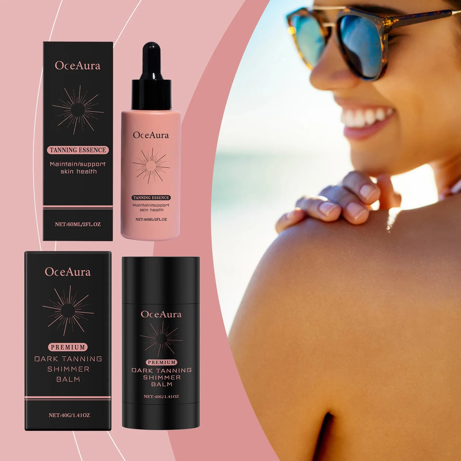Self Tanning Drops For Face Body Lasting Nourishing Enhance Skin Melanin Bronzer Preventing Sunburn Sunless Tanning Products