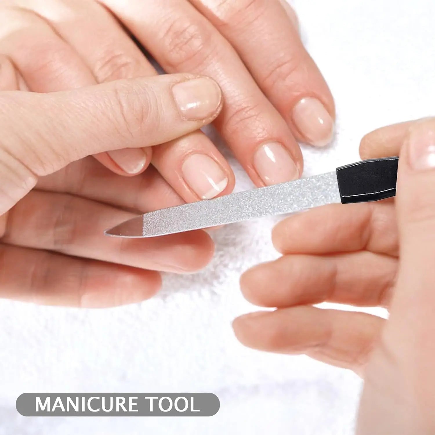 10pcs DIY Nail Art Professional Nail File Metal Nail File Double Sided High Quality Nail File Manicure Pedicure Beauty Tools