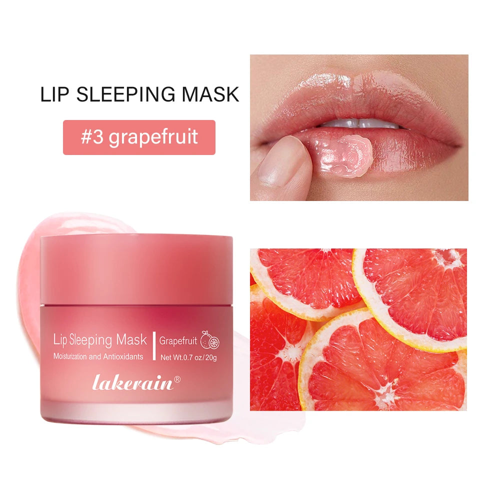 Lip Sleeping Mask Nourishing Overnight Lip Treatment Vitamin C Moisturizer Butter Hydrating Dry Flaky Lips Skin Care