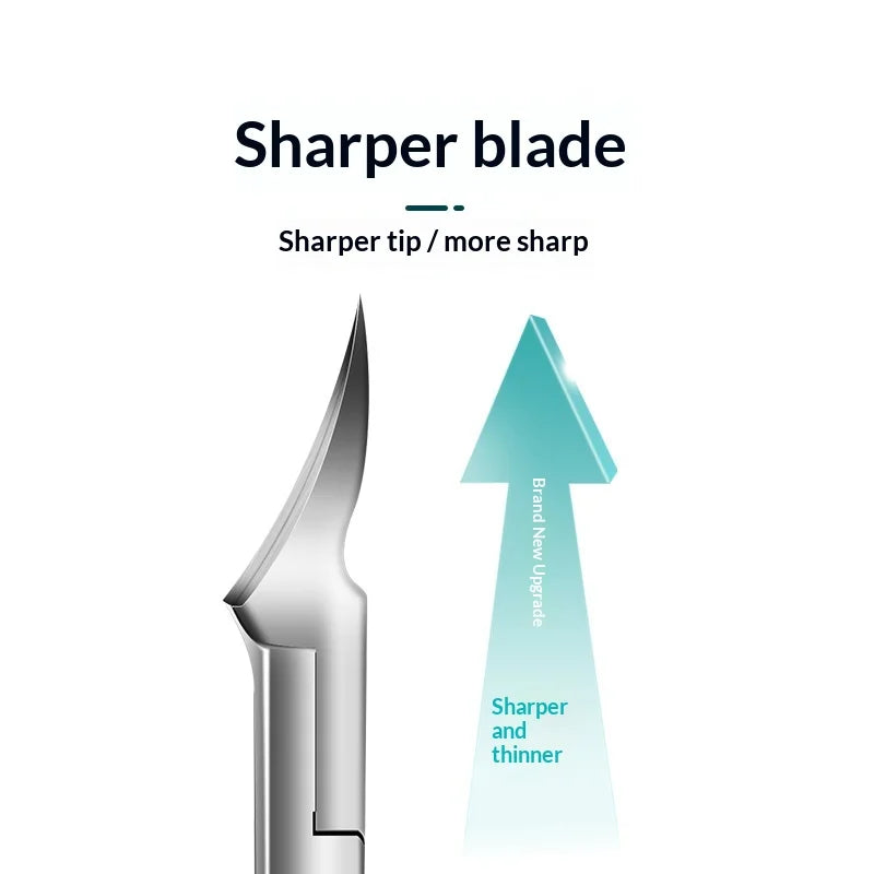 Toe Nail Clipper For Ingrown Or Thick Hard Toenails Trimmer Professional Toenail Nipper Cutter Arc Blade Manicure Scissor Tools