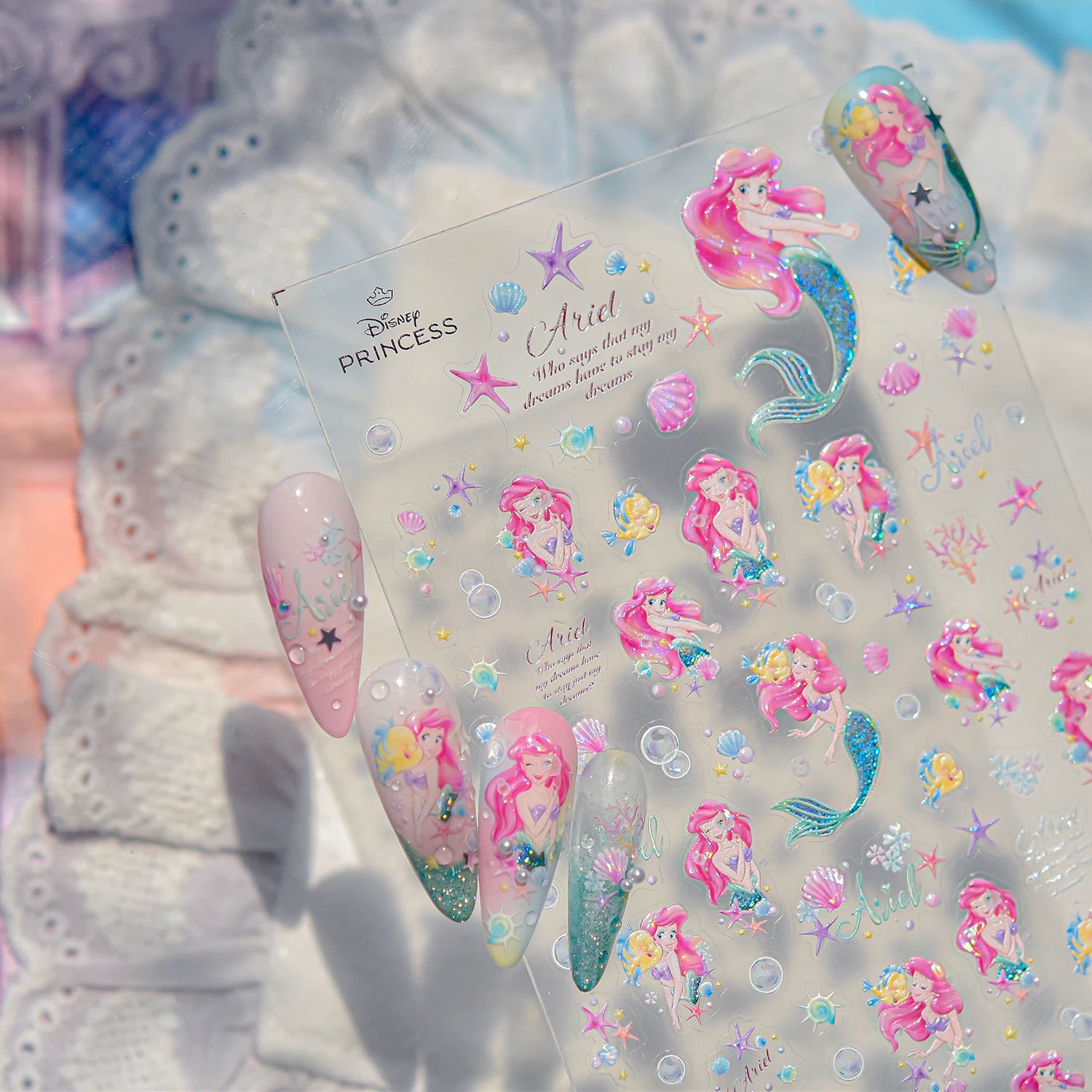 1PCS New Sanrio Family Cartoon 5D Embossed Nail Sticker Cute Hello Kitty Kuromi Pom Pom Purin Decal Nail Decoration