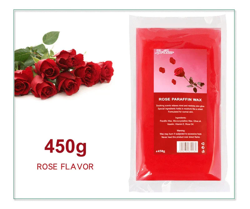 200g/450g Paraffin Wax Hand and Foot Care Beauty Wax For Wax Heater Machine SPA Moisturizing Hand Soft Wax For Bikini Body