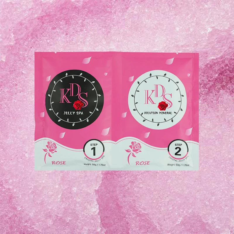 Rose Lavender Crystal Mud Foot Bath Salt Foot Bath Foot Therapy Foot Care Home Jelly Spa Exfoliation 100g