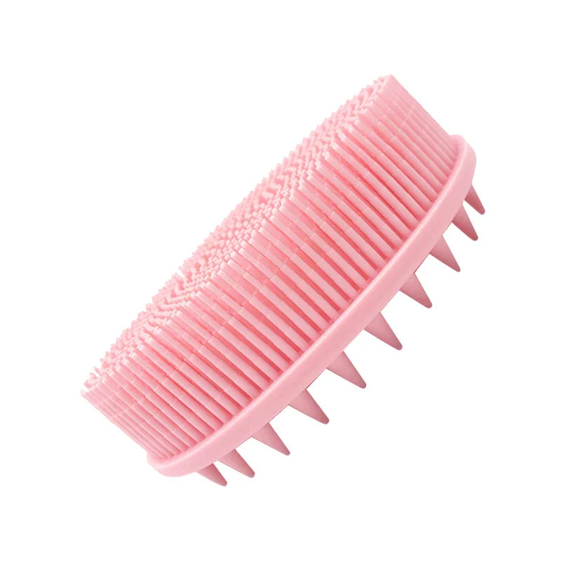 Exfoliating Shower Massage Scraper Bathroom Non-slip Bath Mat Back Massage Brush Silicone Foot Wash Body Cleaning Bathing Tool
