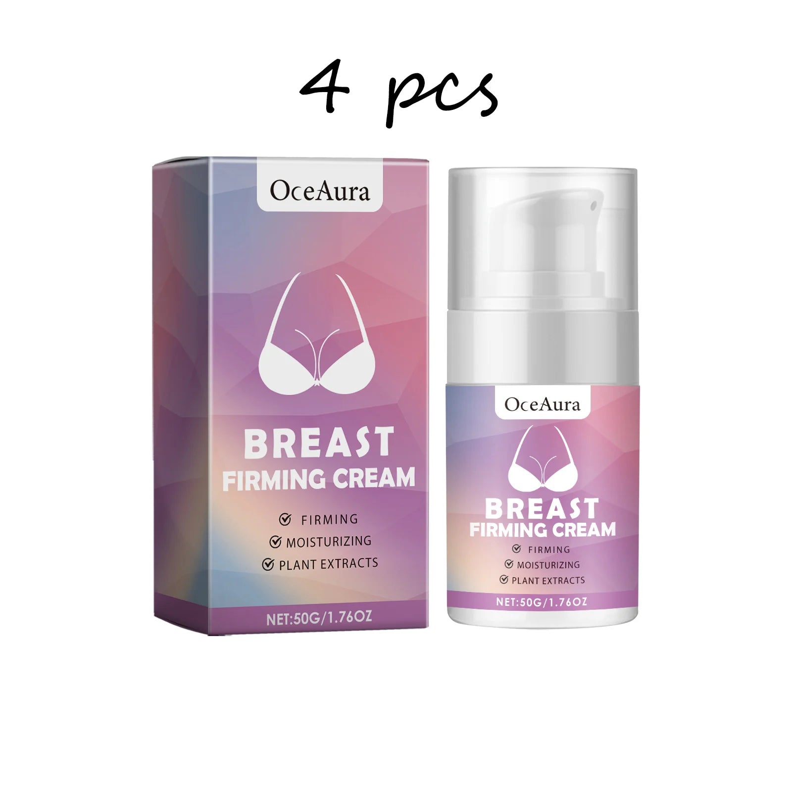 Oceaura Breast Firming Cream Nourishing Reduce Sagging Anti-wrinkle Lifting Quick Absorbed Massage Tightening Breast Lotion