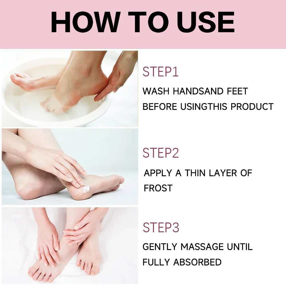 Sakura Foot Moisturizing Cream - Intensive Cracked Heel Repair, Urea 40% & Shea Butter, Overnight Renewal, For Dry Rough Feet