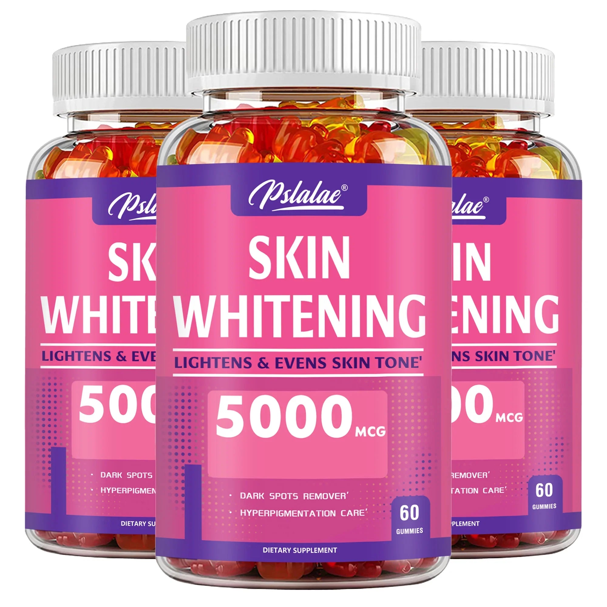 Skin Whitening - Brighten Skin Tone, Anti-oxidation, Anti-aging, Whitening - 60 Gummies