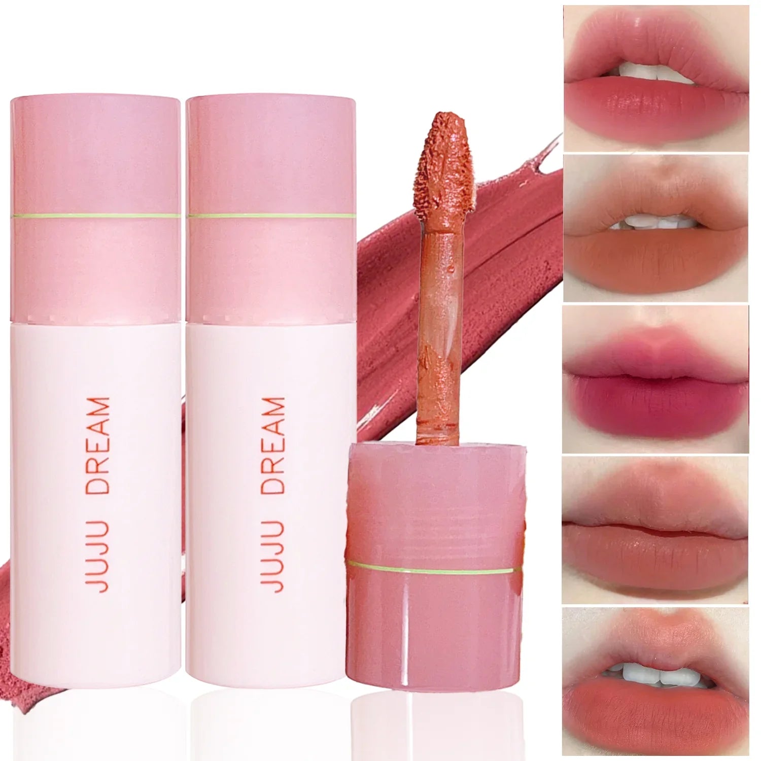 Airy Matte Velvet Lipstick Set  Makeup – 6 Rich Shades, Smudge-Proof & Long-Lasting