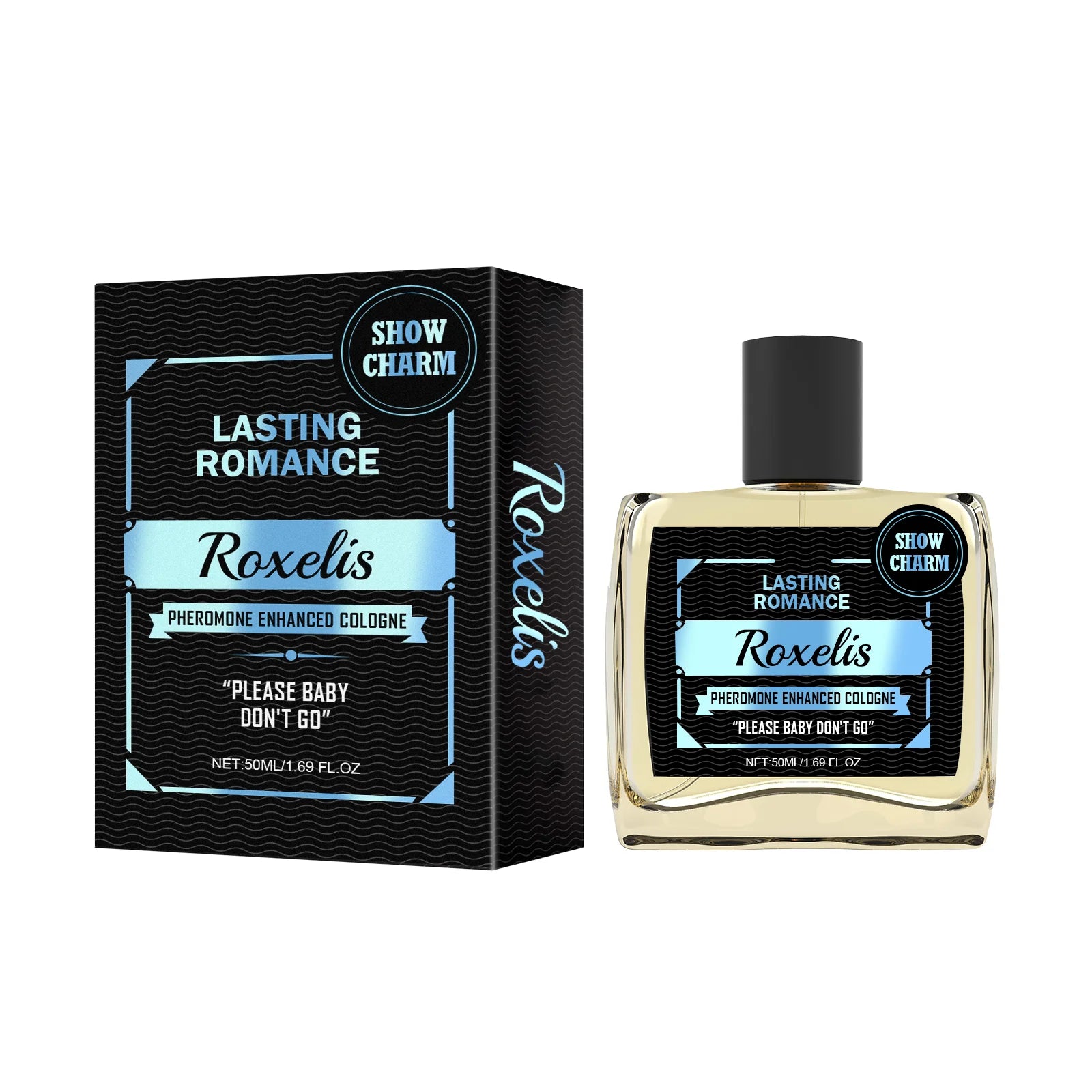 Roxelis 50ml Gentlemen Cologne Pheromone Perfume Increase Charm Confidence Dating Flirting Attract Lasting Glamour Men Perfume