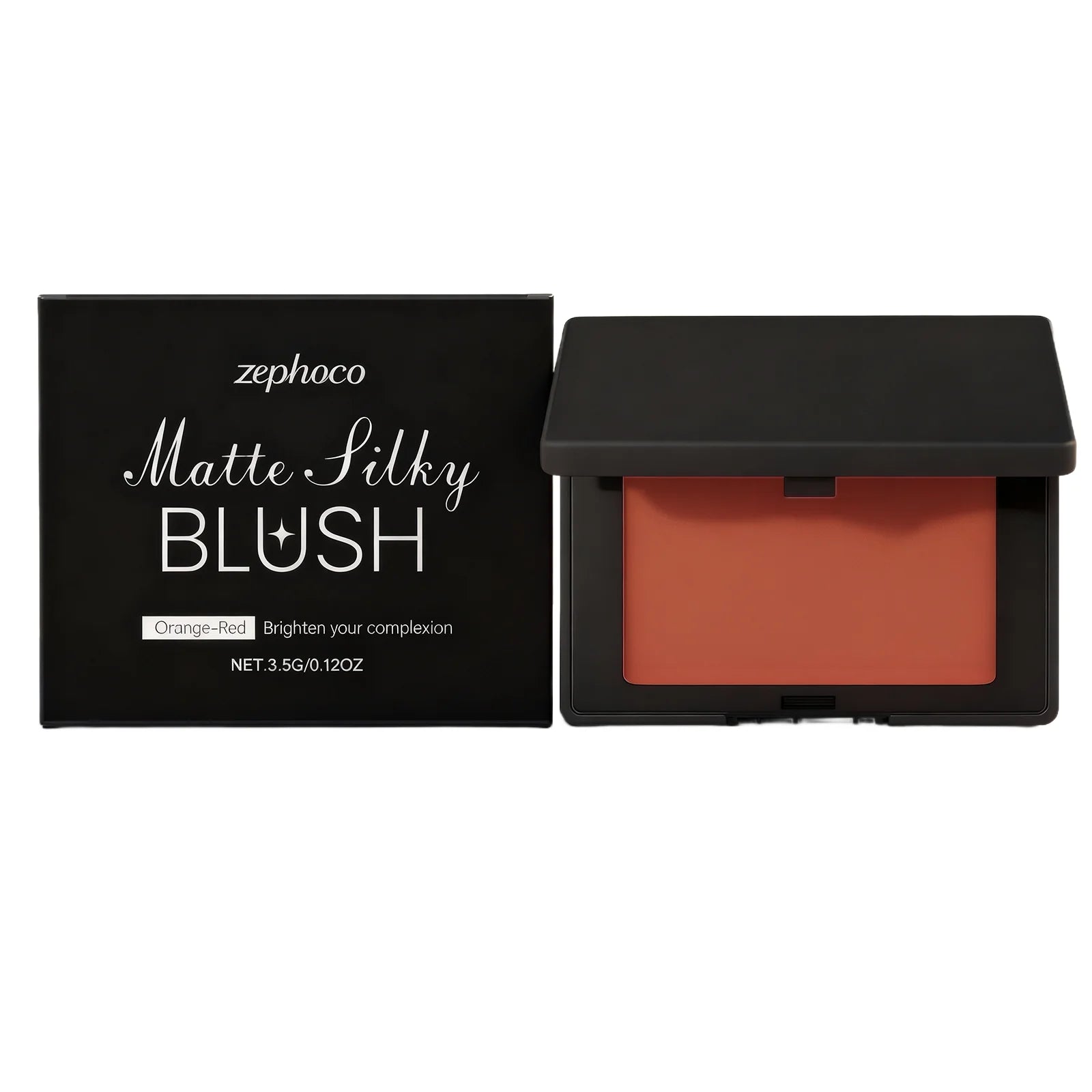 Multi Color Matte Silky Blush Waterproof Lasting Color Cheek Makeup Easy to Apply No Fly Away Sweatproof Makeup Blush for Daily