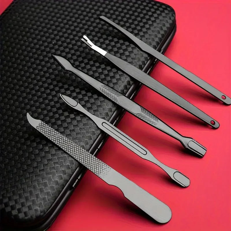 Nail Claw Set High Quality Full Set 24-Piece Set Nail Clippers Household Beauty Tools Ear Digger Dead Skin Cutting Pedicure Tool