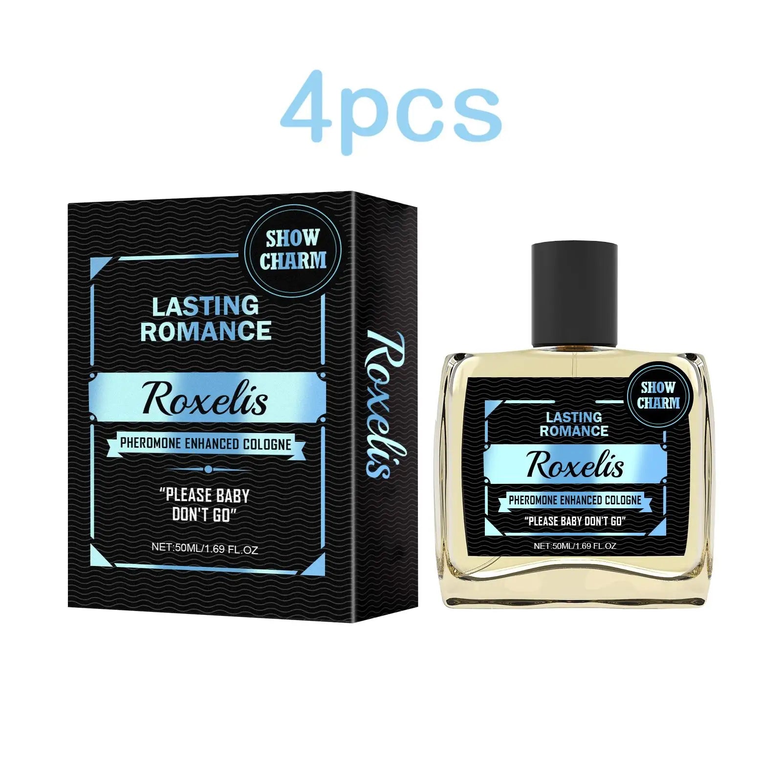 Roxelis 50ml Gentlemen Cologne Pheromone Perfume Increase Charm Confidence Dating Flirting Attract Lasting Glamour Men Perfume