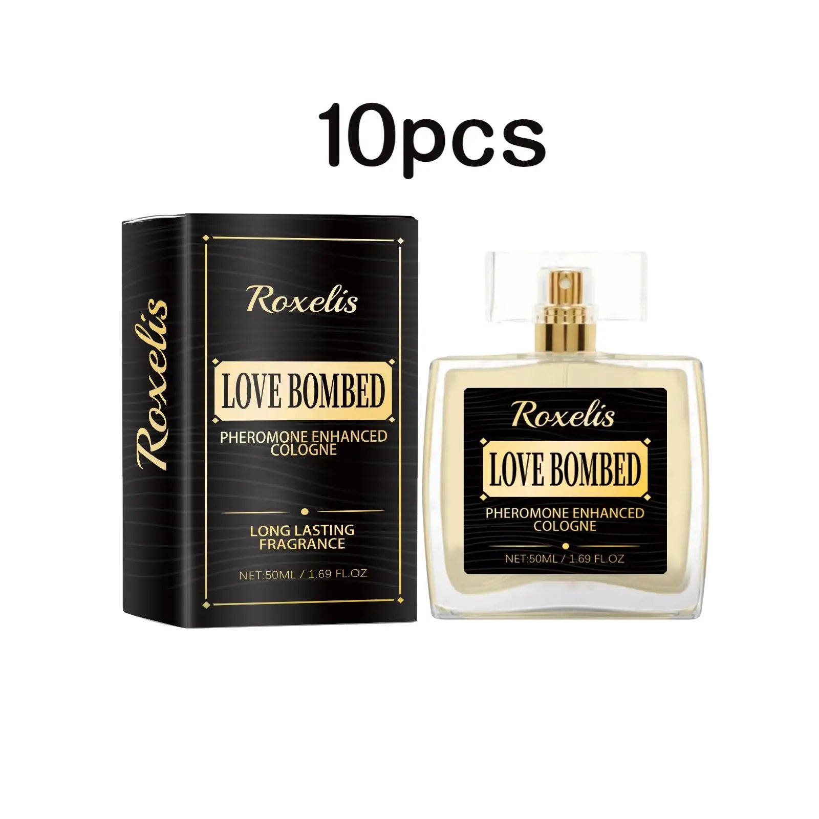 Roxelis 50ml Long Lasting Pheromone Perfume Men Cologne Fragrance Deodorant Mist Glamour Flirting Scent Romantic Dating Perfume