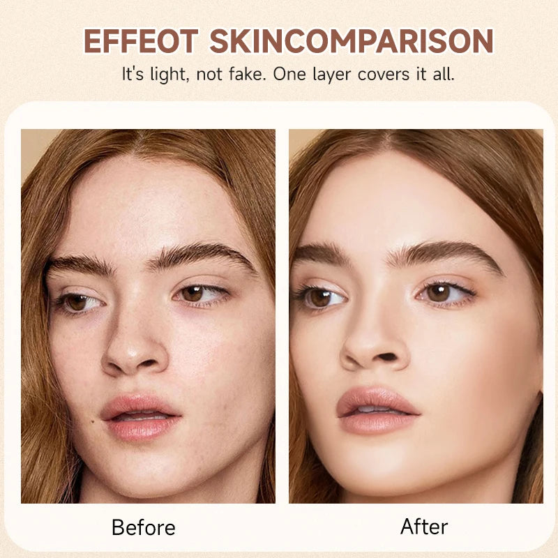 Long-Lasting Oil-Control Cc Cream And Bb Cream Air Cushion, Waterproof And Sweat-Proof, Concealer, Long-Lasting Pore Coverage