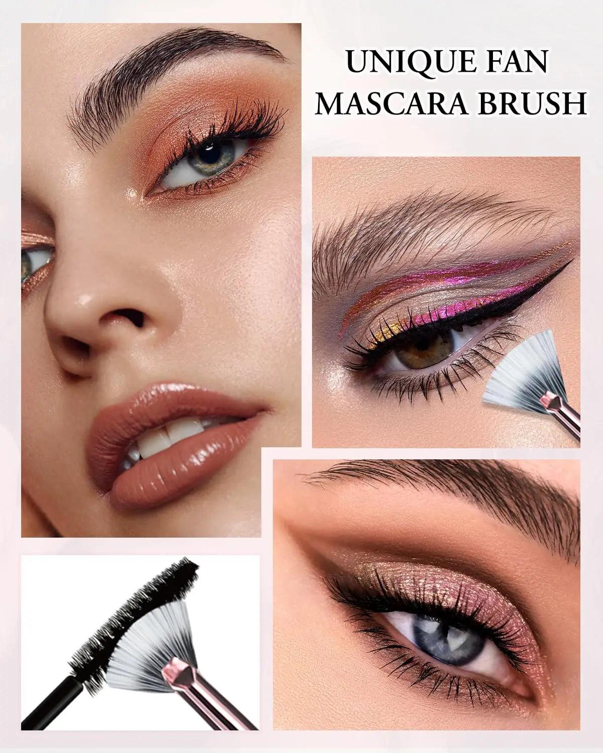 BESTOPE PRO Makeup Brushes with Case, 20PCs Travel Makeup Brush Set, Foundation Concealer Blush Eyeshadow Brush Set Contour