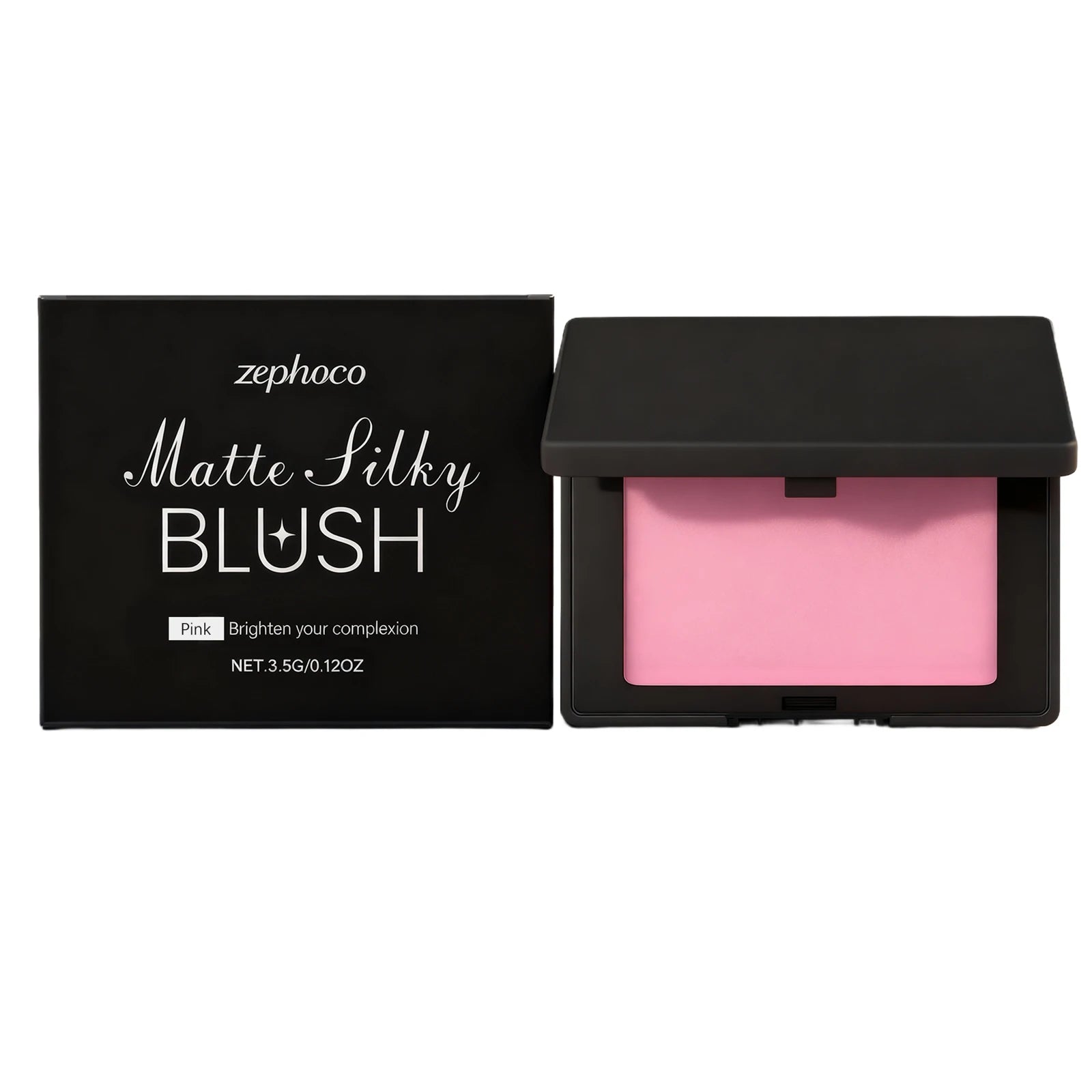 Multi Color Matte Silky Blush Waterproof Lasting Color Cheek Makeup Easy to Apply No Fly Away Sweatproof Makeup Blush for Daily
