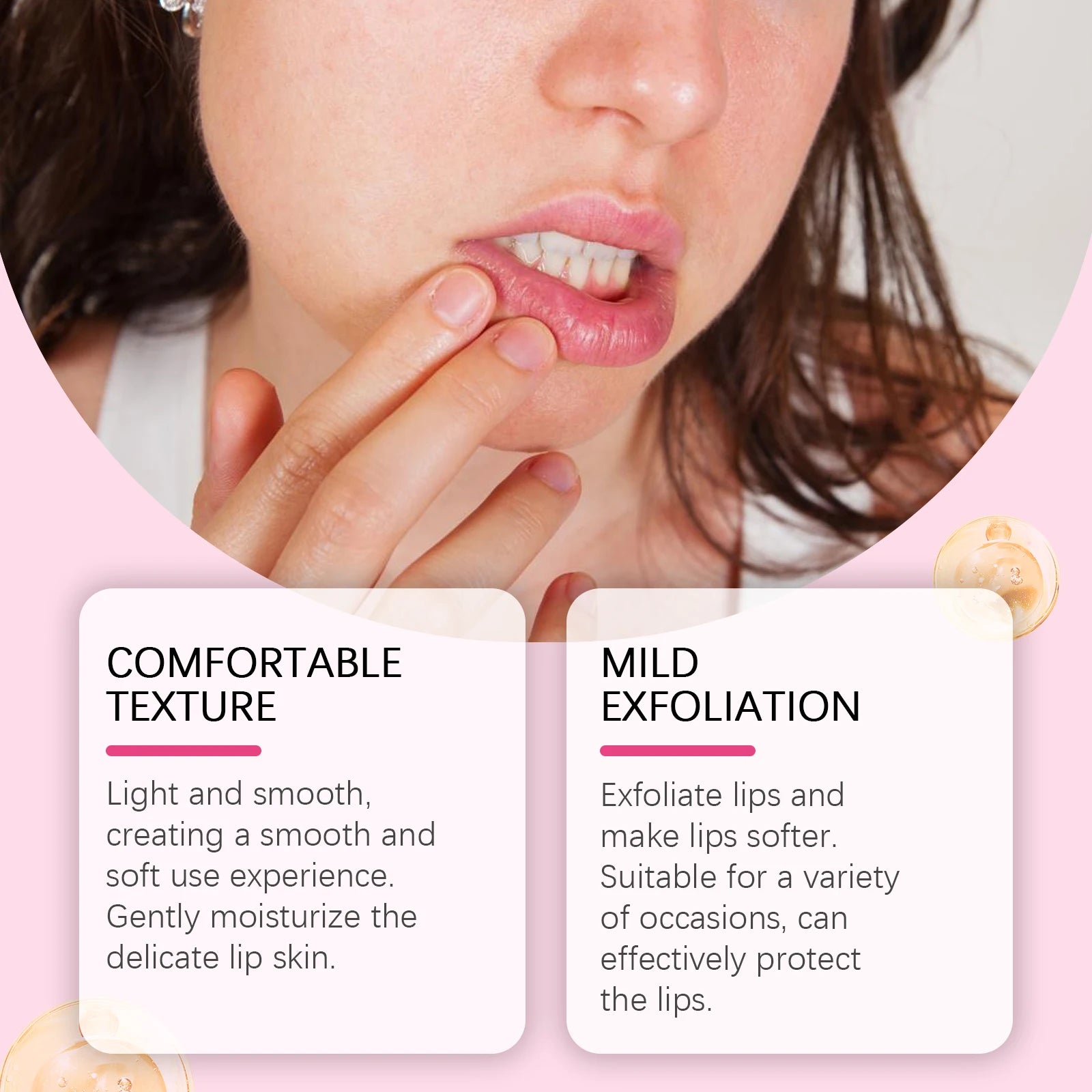 Cherry Blossom Lip Mask Lasting Moisturizing Remove Dead Skin Fade Lip Lines Enhance Gloss Smoothing Exfoliating Lip Mask
