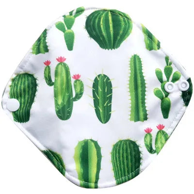 LECY ECO LIFE Reusable Menstrual Cloth Sanitary Pads for women monthly Waterproof 17*17cm, Bamboo Panty Liners Daily pads 1pc