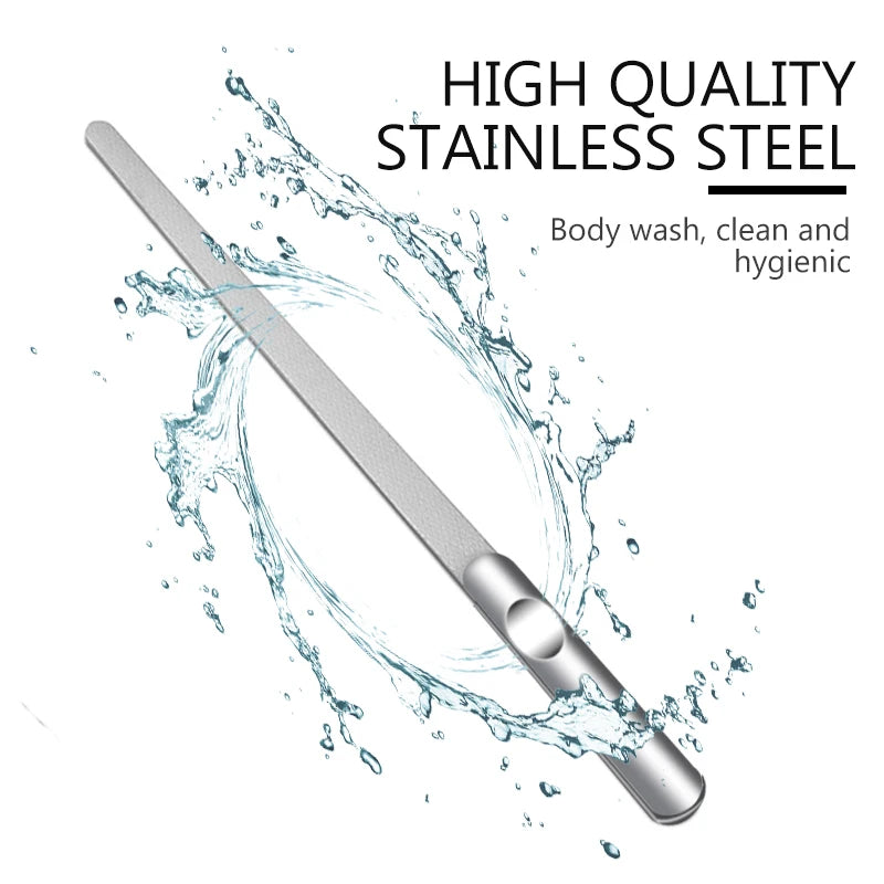 1pc Stainless Steel Files Nail File Buffer Metal Grinding Sanding Manicure Pedicure Scrub Nail Art Tools Manicure Pedicure Tools
