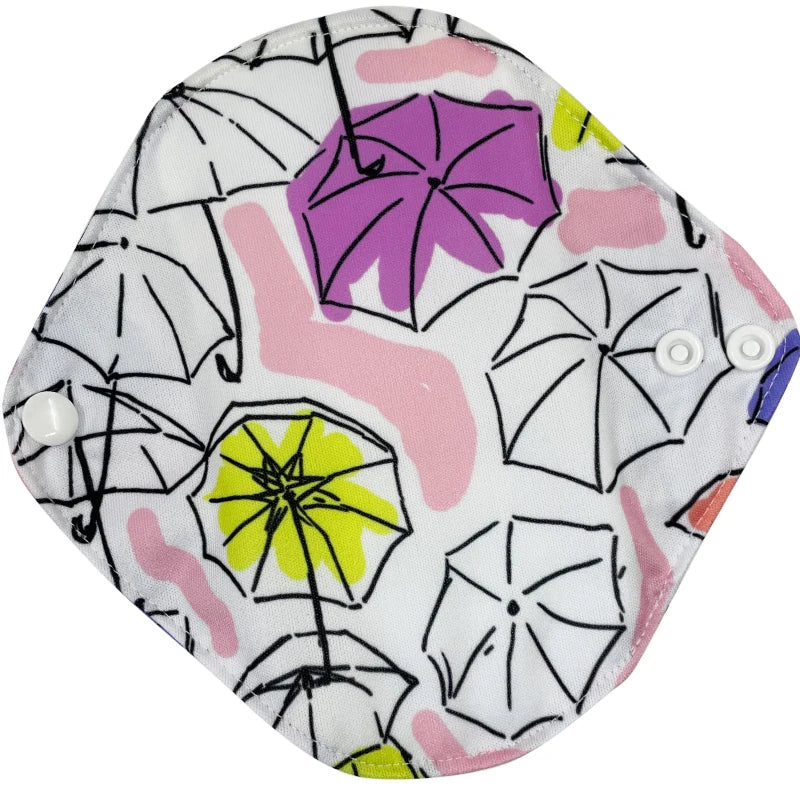 LECY ECO LIFE Reusable Menstrual Cloth Sanitary Pads for women monthly Waterproof 17*17cm, Bamboo Panty Liners Daily pads 1pc