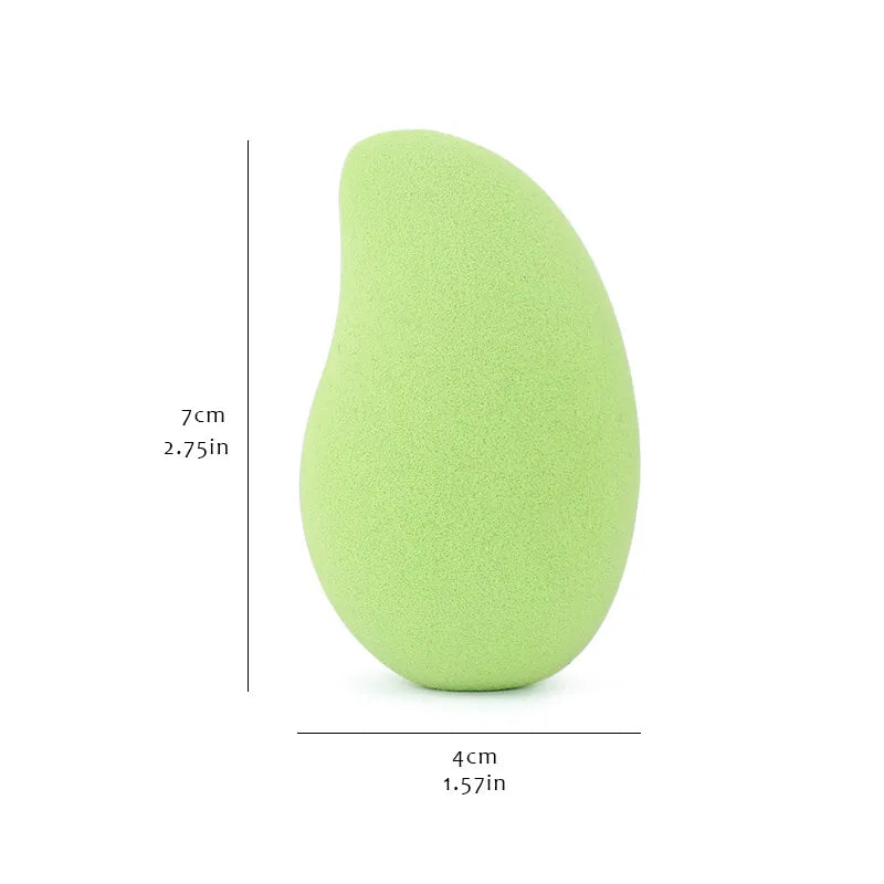 Wholesale Makeup Sponges Mango Shape Soft Beauty Powder Eggs Foundation Concealer Dry Wet Use Tools Cosmetic Cream Applicator