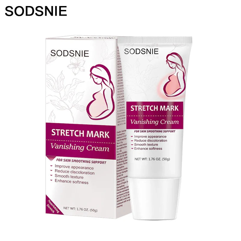 Stretch Mark Vanishing Cream Remove Body Buttock Breast Marks Effective Treatment Repair Maternity Loose Firming Skin Care 50g