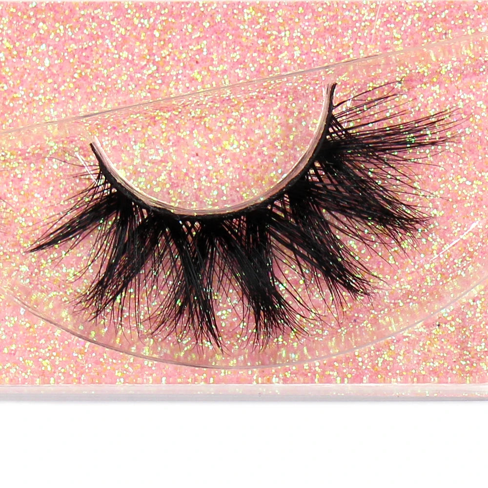 FOXESJI Makeup Eyelashes 3D Mink Eye Lashes Fluffy Soft Wispy Natural Lashes Extension Reusable Fake Lashes Mink False Eyelashes