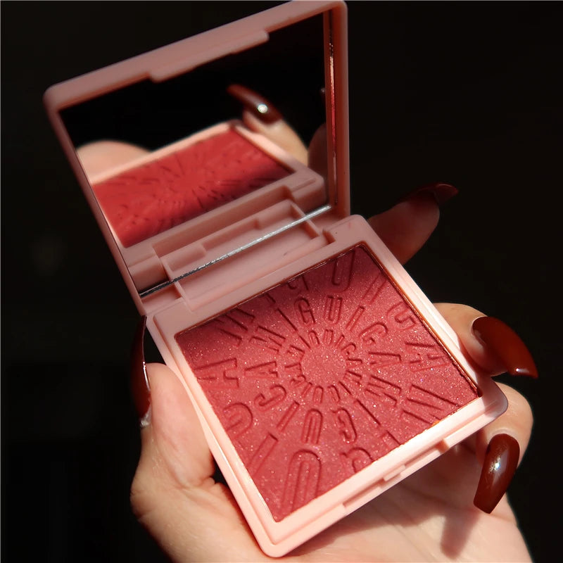 Makeup Blush Palette Face Contour Cheek Blusher Shimmer Glitter Highlighter Bronzer Palette paleta de blush Powder Highlight