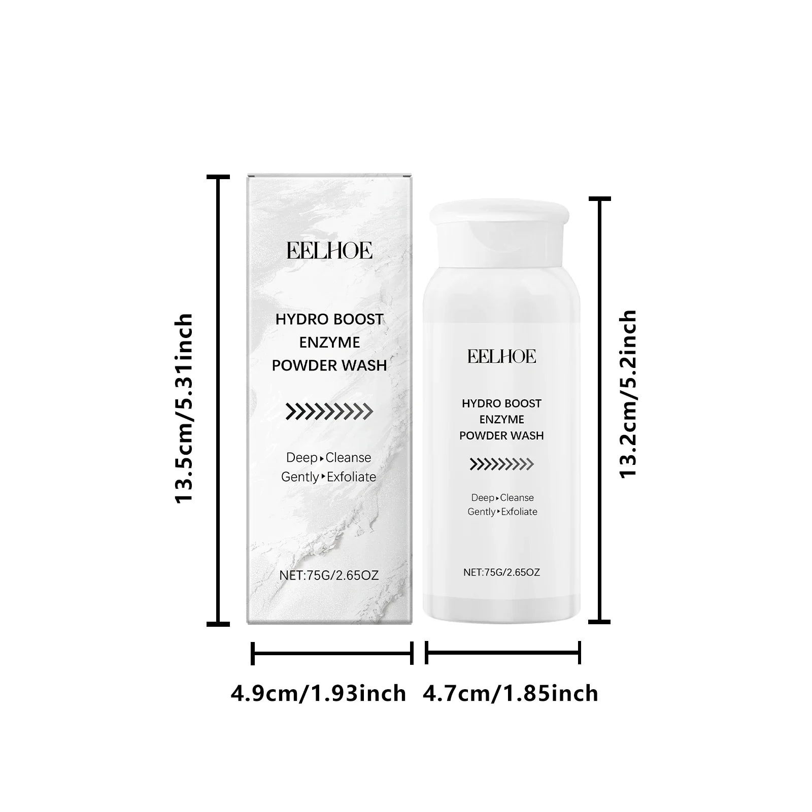 Enzyme Face Powder Wash Skin Oil Control Clean Facial Pores Remove Blackheads Pimples Refreshed Enzyme Face Cleanses Flour