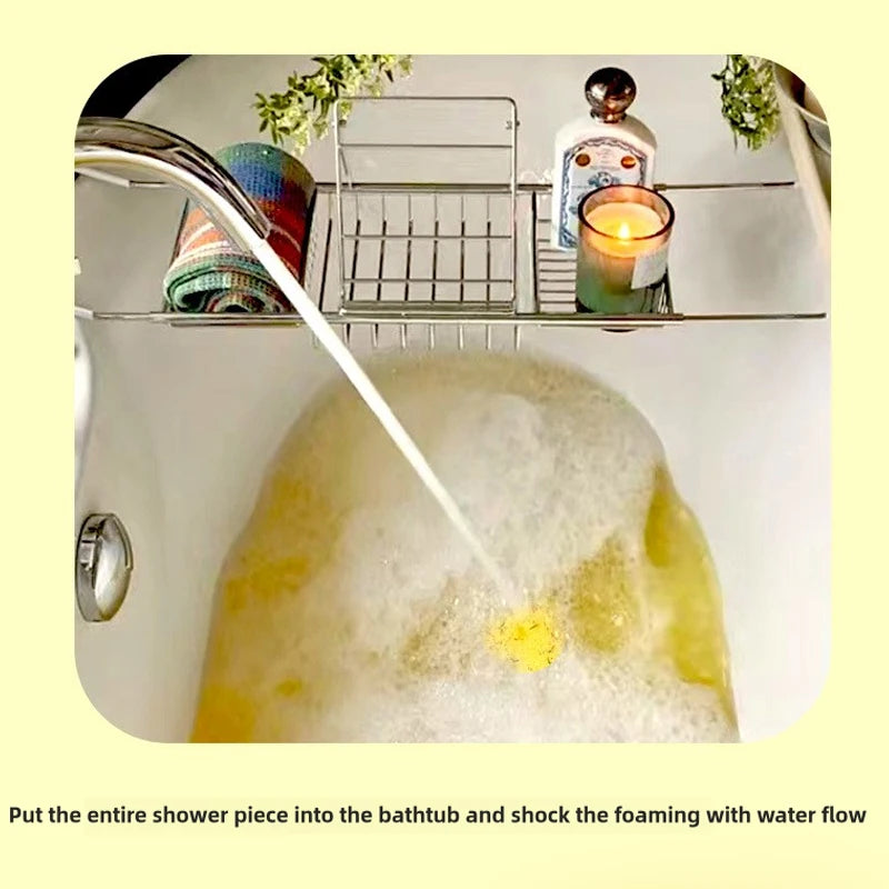 Lavender Shower Bomb Natural Essential Oil Shower Moisturizing Stress Relieving Bath Salt Tablets Suitable for Women and Men